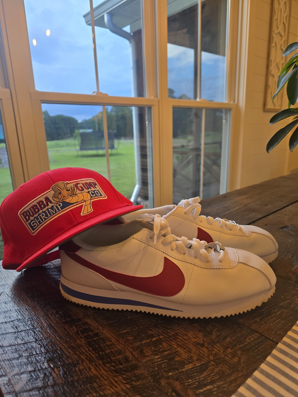 Nike Men's Cortez Shoes / Forrest Gump Shoes & Hat